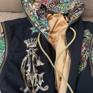 Christian Audigier Hoodie Size M